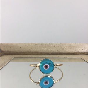 Evil eye bracelet hand made round
